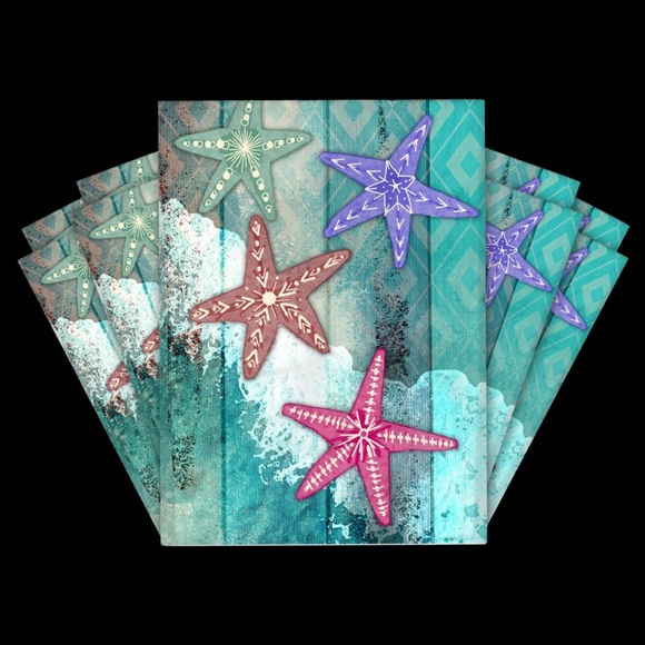 50 10X13  Poly Mailers Sea Star Ocean Fish Shipping Envelopes Bags PRICE IS FIRM - Picture 9 of 10